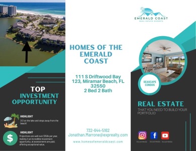 Lowest $ per square foot in the complex In the exclusive on Seascape Golf Course in Florida - for sale on GolfHomes.com, golf home, golf lot