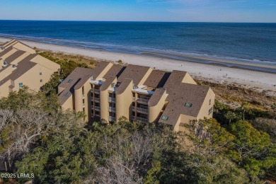 Only ocean front Captains Walk villa on the market w/ on Palmetto Dunes Golf Course and Resort in South Carolina - for sale on GolfHomes.com, golf home, golf lot