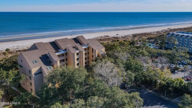 Only ocean front Captains Walk villa on the market w/ on Palmetto Dunes Golf Course and Resort in South Carolina - for sale on GolfHomes.com, golf home, golf lot