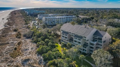 Only ocean front Captains Walk villa on the market w/ on Palmetto Dunes Golf Course and Resort in South Carolina - for sale on GolfHomes.com, golf home, golf lot