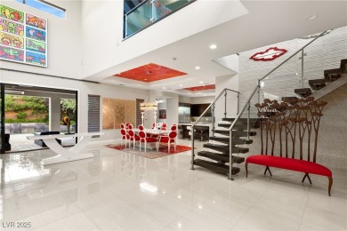 Experience elevated living at Grey Feather, a 3-bed, 4.5-bath on Bears Best Las Vegas Golf Club in Nevada - for sale on GolfHomes.com, golf home, golf lot