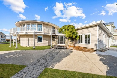 This stunning, one-of-a-kind custom home offers unparalleled Bay on The Links At Brigantine Beach in New Jersey - for sale on GolfHomes.com, golf home, golf lot