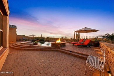 Experience elevated desert living in this exceptional TW Lewis on Estrella Mountain Ranch Golf Course in Arizona - for sale on GolfHomes.com, golf home, golf lot