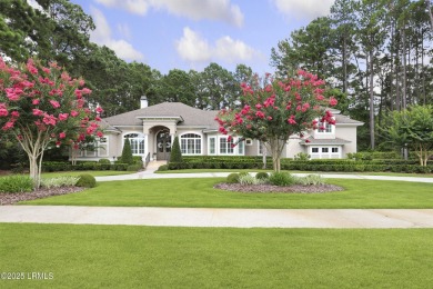Elegant 4BR/4BA custom home on one of the largest lots in on Berkeley Hall Golf Club in South Carolina - for sale on GolfHomes.com, golf home, golf lot