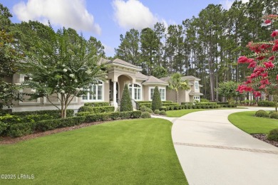 Elegant 4BR/4BA custom home on one of the largest lots in on Berkeley Hall Golf Club in South Carolina - for sale on GolfHomes.com, golf home, golf lot