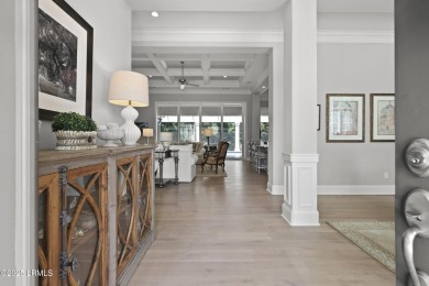 Elegant 4BR/4BA custom home on one of the largest lots in on Berkeley Hall Golf Club in South Carolina - for sale on GolfHomes.com, golf home, golf lot