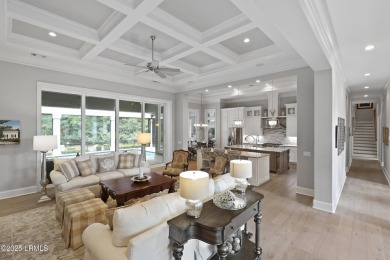 Elegant 4BR/4BA custom home on one of the largest lots in on Berkeley Hall Golf Club in South Carolina - for sale on GolfHomes.com, golf home, golf lot