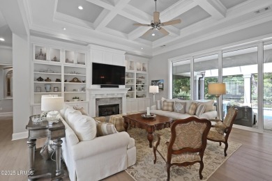 Elegant 4BR/4BA custom home on one of the largest lots in on Berkeley Hall Golf Club in South Carolina - for sale on GolfHomes.com, golf home, golf lot