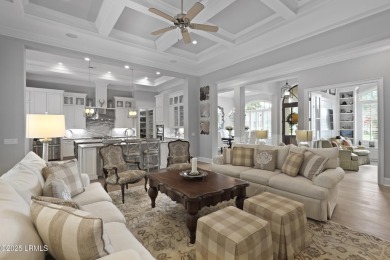 Elegant 4BR/4BA custom home on one of the largest lots in on Berkeley Hall Golf Club in South Carolina - for sale on GolfHomes.com, golf home, golf lot