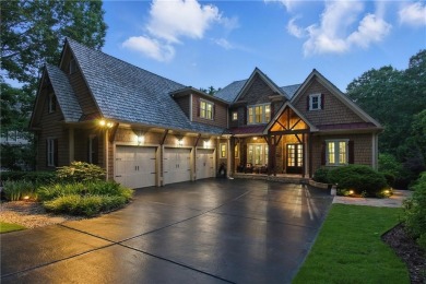 Nestled within the prestigious Chestatee Golf Club community on on Chestatee Golf Club in Georgia - for sale on GolfHomes.com, golf home, golf lot