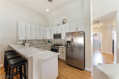 Step into style and comfort in this stunning 2-bed + den condo on Painted Desert Golf Club in Nevada - for sale on GolfHomes.com, golf home, golf lot