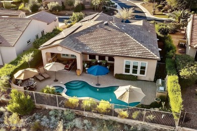Spectacular Libertas floor plan backing pristine desert wash on Trilogy Golf Club At Vistancia in Arizona - for sale on GolfHomes.com, golf home, golf lot