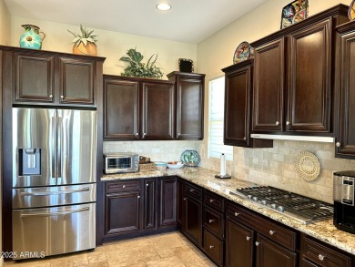 Spectacular Libertas floor plan backing pristine desert wash on Trilogy Golf Club At Vistancia in Arizona - for sale on GolfHomes.com, golf home, golf lot