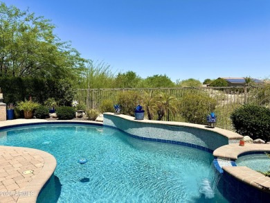 Spectacular Libertas floor plan backing pristine desert wash on Trilogy Golf Club At Vistancia in Arizona - for sale on GolfHomes.com, golf home, golf lot