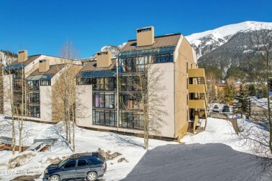 STEPS from Copper Mountain Ski Resort's Super Bee chair lift and on Copper Creek Golf Club in Colorado - for sale on GolfHomes.com, golf home, golf lot