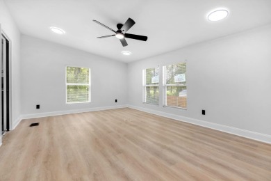 Step inside this beautifully reimagined manufactured home on Jake Gaither Golf Course in Florida - for sale on GolfHomes.com, golf home, golf lot