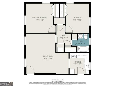 Unbeatable value for a 2BR condo inside the perimeter in this on Alfred Tup Holmes Golf Course in Georgia - for sale on GolfHomes.com, golf home, golf lot