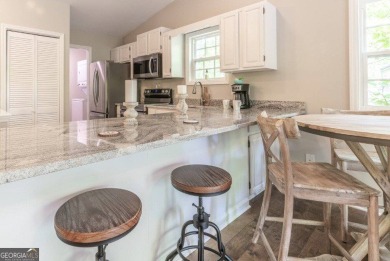 Come check out this Fully Renovated 2BR/2BA Cabin with Lake on The Highlands Course at Lake Arrowhead in Georgia - for sale on GolfHomes.com, golf home, golf lot