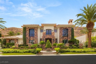 Experience luxury redefined in this spectacular 5-bedroom on Red Rock Country Club in Nevada - for sale on GolfHomes.com, golf home, golf lot