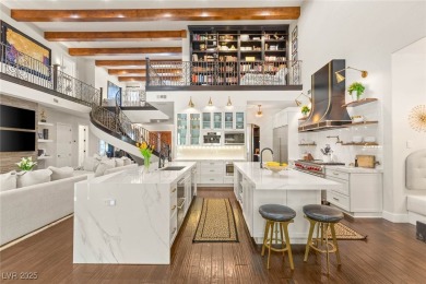 Experience luxury redefined in this spectacular 5-bedroom on Red Rock Country Club in Nevada - for sale on GolfHomes.com, golf home, golf lot