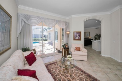 This beautifully maintained 4-bedroom, 3-bath residence is on Lansbrook Golf Club in Florida - for sale on GolfHomes.com, golf home, golf lot