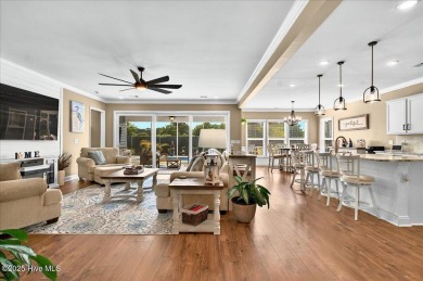 This beautifully maintained home positioned behind the 13th tee on Crow Creek Golf Club in North Carolina - for sale on GolfHomes.com, golf home, golf lot