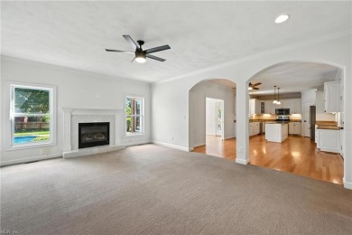 Welcome to this all-brick beauty on a peaceful double cul-de-sac on Hells Point Golf Course in Virginia - for sale on GolfHomes.com, golf home, golf lot