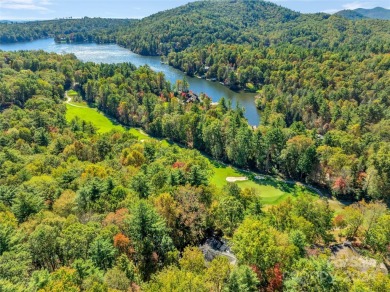 Remarkable golf course and mountain views from this immaculately on Lake Toxaway Country Club in North Carolina - for sale on GolfHomes.com, golf home, golf lot