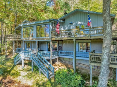 Remarkable golf course and mountain views from this immaculately on Lake Toxaway Country Club in North Carolina - for sale on GolfHomes.com, golf home, golf lot