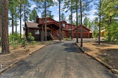 Retreat to the luxury of the cool White Mountains in Show Low's on Torreon Golf Club - Cabin in Arizona - for sale on GolfHomes.com, golf home, golf lot