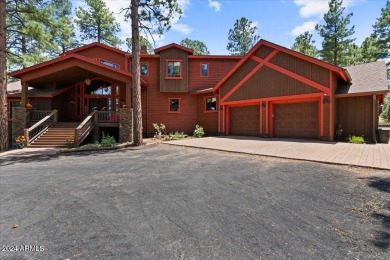 Retreat to the luxury of the cool White Mountains in Show Low's on Torreon Golf Club - Cabin in Arizona - for sale on GolfHomes.com, golf home, golf lot