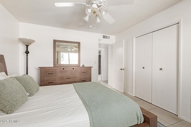 Welcome to this fully furnished charming 2-bedroom Gemini home on Sun City Country Club in Arizona - for sale on GolfHomes.com, golf home, golf lot