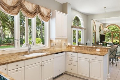 Discover this beautifully maintained 4-bedroom, 4 full and 1 on Palmetto Dunes Golf Course and Resort in South Carolina - for sale on GolfHomes.com, golf home, golf lot