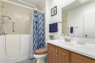 Welcome to this fully furnished charming 2-bedroom Gemini home on Sun City Country Club in Arizona - for sale on GolfHomes.com, golf home, golf lot