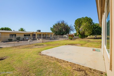 Welcome to this fully furnished charming 2-bedroom Gemini home on Sun City Country Club in Arizona - for sale on GolfHomes.com, golf home, golf lot