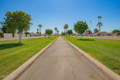 Welcome to this fully furnished charming 2-bedroom Gemini home on Sun City Country Club in Arizona - for sale on GolfHomes.com, golf home, golf lot