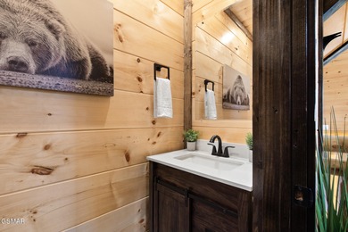 Prime-location luxury STR cabin w/INDOOR POOL, MOVIE THEATER on Sevierville Golf Club in Tennessee - for sale on GolfHomes.com, golf home, golf lot