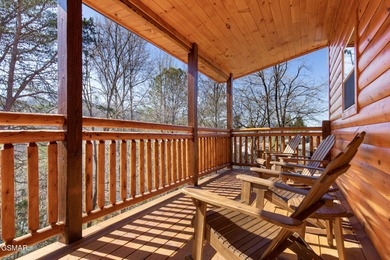Prime-location luxury STR cabin w/INDOOR POOL, MOVIE THEATER on Sevierville Golf Club in Tennessee - for sale on GolfHomes.com, golf home, golf lot