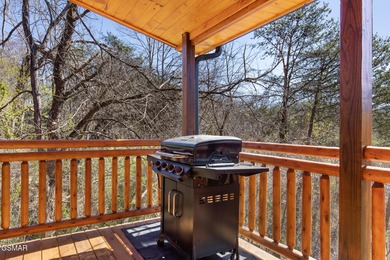 Prime-location luxury STR cabin w/INDOOR POOL, MOVIE THEATER on Sevierville Golf Club in Tennessee - for sale on GolfHomes.com, golf home, golf lot