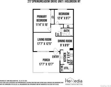 This charming two-bedroom, one-bath Condo exemplifies easy on Holbrook Country Club Golf Course in New York - for sale on GolfHomes.com, golf home, golf lot