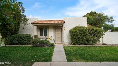 Charming 2 bed 1 bath single level townhome with large east on Scottsdale Silverado Golf Club in Arizona - for sale on GolfHomes.com, golf home, golf lot