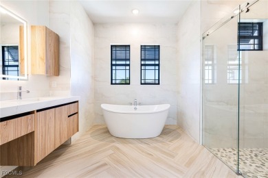 BRAND NEW 2025 NEVER LIVED IN GULF ACCESS POOL HOME! ONLY 1 on Burnt Store Golf Club in Florida - for sale on GolfHomes.com, golf home, golf lot