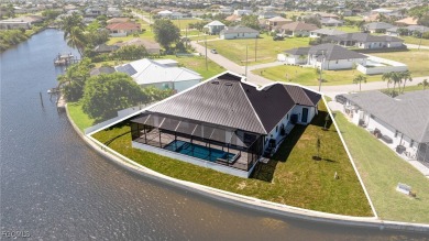 BRAND NEW 2025 NEVER LIVED IN GULF ACCESS POOL HOME! ONLY 1 on Burnt Store Golf Club in Florida - for sale on GolfHomes.com, golf home, golf lot