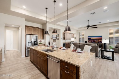 Experience luxury living at its finest in this stunning on Tuscany Falls At Pebble Creek in Arizona - for sale on GolfHomes.com, golf home, golf lot