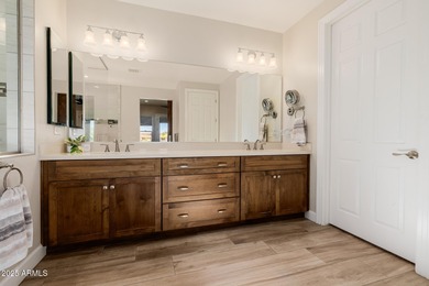 Experience luxury living at its finest in this stunning on Tuscany Falls At Pebble Creek in Arizona - for sale on GolfHomes.com, golf home, golf lot