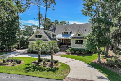 SIMPLY STUNNING - This beautifully appointed 5BD/5BA home offers on Long Cove Club in South Carolina - for sale on GolfHomes.com, golf home, golf lot