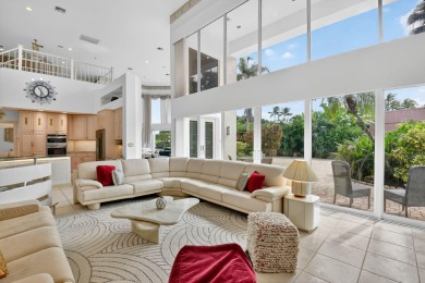 Refined Luxury in this Light Filled Courtyard Estate l Rare on Boca Delray Golf and Country Club in Florida - for sale on GolfHomes.com, golf home, golf lot