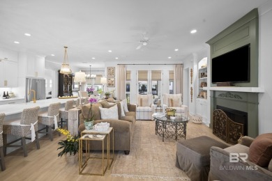 This gold fortified white painted concrete board home in the on Lakewood Golf Club in Alabama - for sale on GolfHomes.com, golf home, golf lot