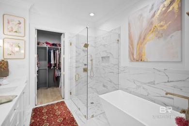 This gold fortified white painted concrete board home in the on Lakewood Golf Club in Alabama - for sale on GolfHomes.com, golf home, golf lot