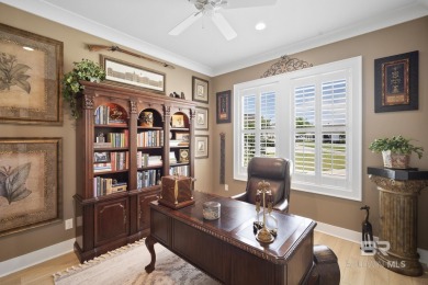 This gold fortified white painted concrete board home in the on Lakewood Golf Club in Alabama - for sale on GolfHomes.com, golf home, golf lot